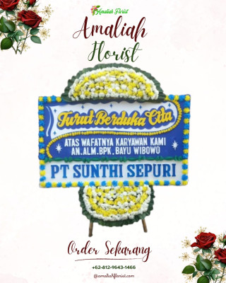Papan Bunga Duka di Bojongmanik