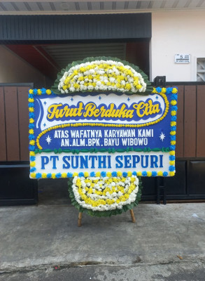 Papan Bunga Duka di Bojongmanik