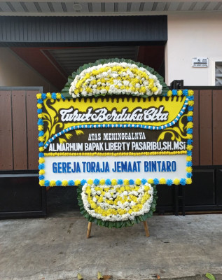 Papan Bunga Duka di Bojongmanik